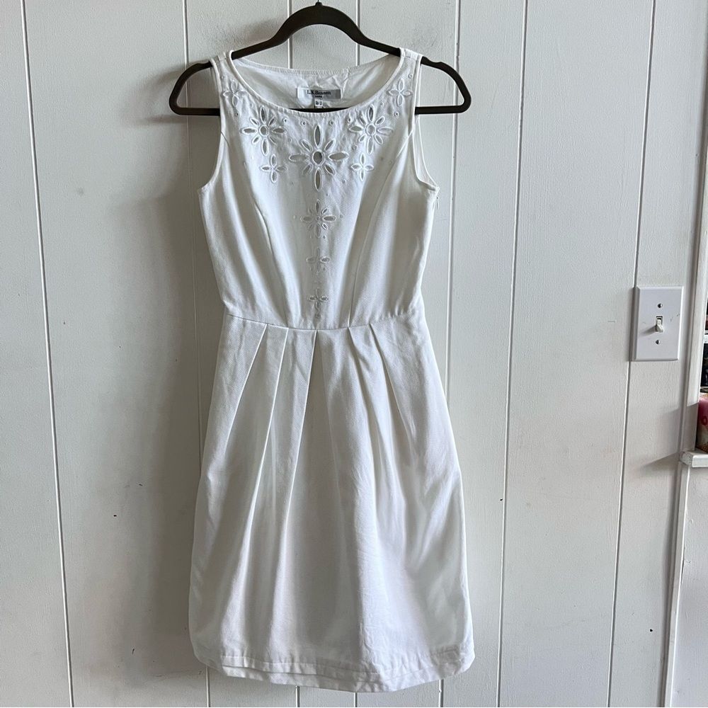 LK Bennett White Mini Cotton Dress NWT